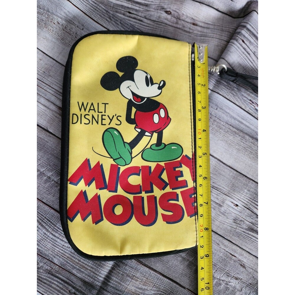 Mickey Mouse Yellow/Black Wristlet Retro Look. Walt Disney
